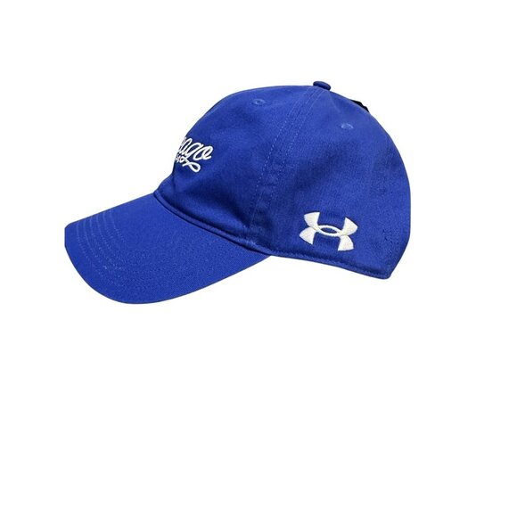 Under Armour UA Chicago Quick Drying Strapback Unisex Cap Blue Hat NEW - Picture 3 of 8
